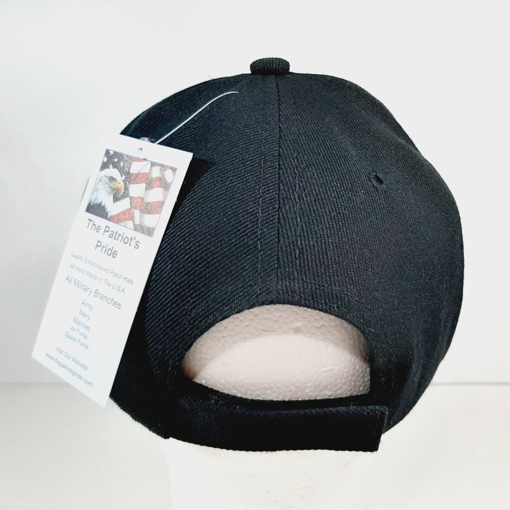 U.S. ARMY CW4 Retired Mens Baseball Cap Hat Black - Picture 4 of 4
